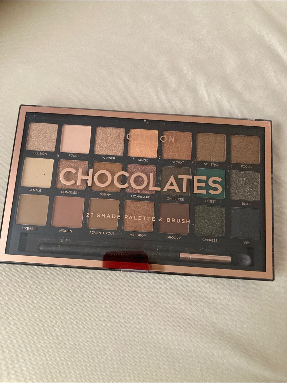 CHOCOLATES 21-Shade Eyeshadow Palette - Neutral Brown Collection